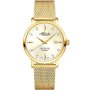 Zegarek Damski Atlantic Super De Luxe z diamentami złoty 29355.45.37