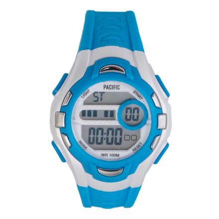 Niebieski zegarek dziecięcy z wyświetlaczem Pacific 202L-3