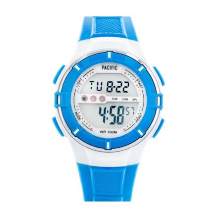 Niebieski zegarek dziecięcy z wyświetlaczem Pacific 205L-5