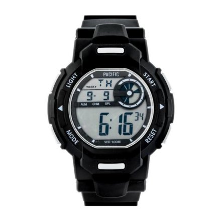 Czarny zegarek Pacific 303G-2