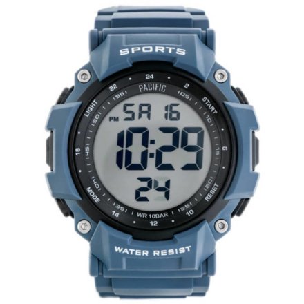 Niebieski zegarek elektroniczny Pacific 352G-5