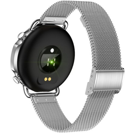 Srebrny smartwatch damski Rubicon RNBE74 SMARBN091