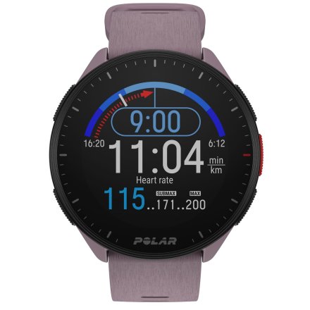 Polar Pacer Fioletowy zegarek do biegania z GPS