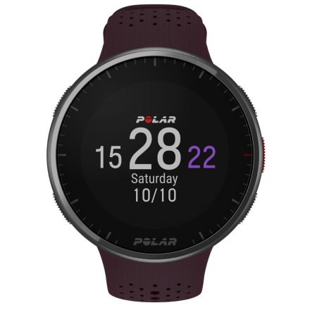 Polar Pacer PRO Bordowy kasztanowy zegarek z GPS do biegania