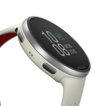 Polar Pacer PRO Biało-czerwony zegarek z GPS do biegania