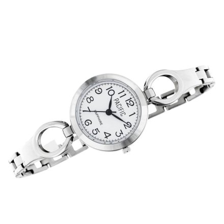 Srebrny damski zegarek ze sztywną bransoletką PACIFIC S6014-01