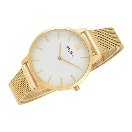 Złoty damski zegarek PACIFIC X6023-03