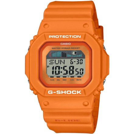 Zegarek Casio G-Shock GLX-5600RT-4ER Pomarańczowy G-Lide GLX 5600RT 4
