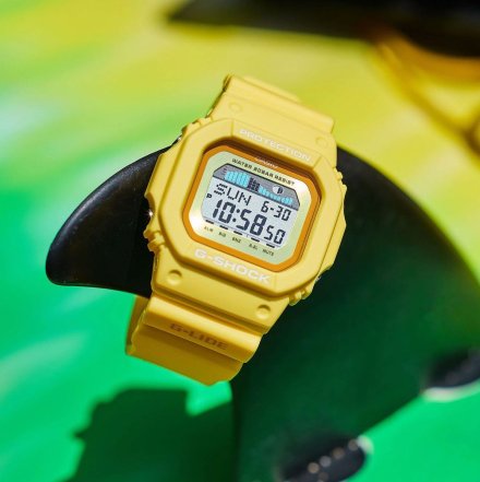 Zegarek Casio G-Shock GLX-5600RT-9ER Żółty G-Lide GLX 5600RT 9