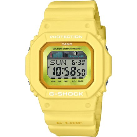 Zegarek Casio G-Shock GLX-5600RT-9ER Żółty G-Lide GLX 5600RT 9