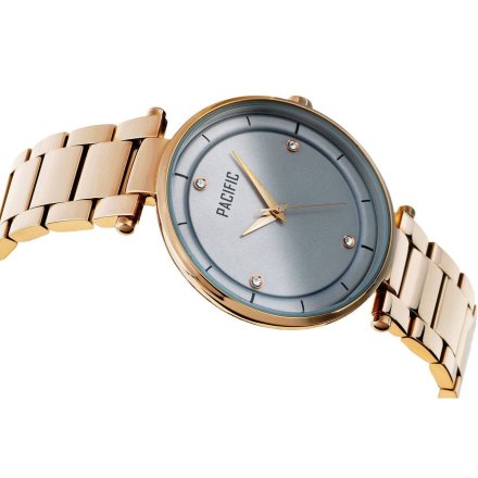 Różowozłoty damski zegarek PACIFIC X6064-03