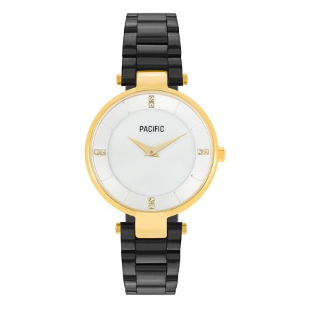 Czarno-złoty damski zegarek PACIFIC X6119-03