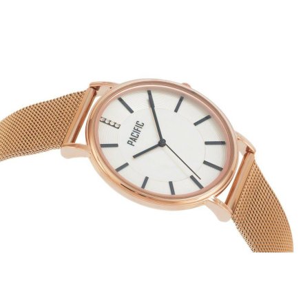 Różowozłoty damski zegarek PACIFIC X6158-04
