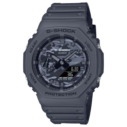 Zegarek Casio G-SHOCK GA-2100CA-8AER Szary moro GA 2100CA 8