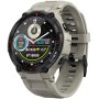 Beżowy smartwatch męski z funkcją rozmowy Rubicon SMARNB086SMASMA086