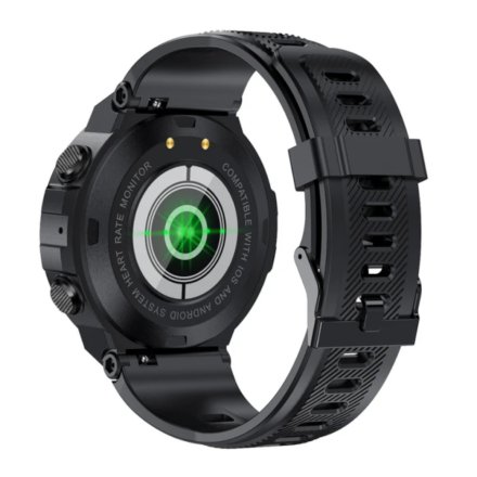 Czarny smartwatch męski Rubicon RNCE73 SMARNB084