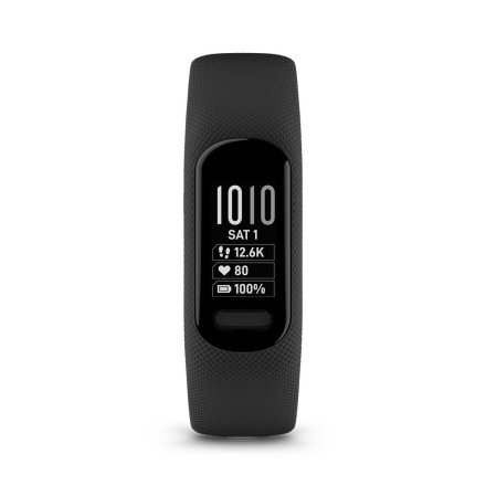 Czarna duża opaska GARMIN Vivosmart 5 010-02645-14