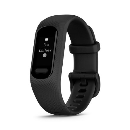 Czarna duża opaska GARMIN Vivosmart 5 010-02645-14