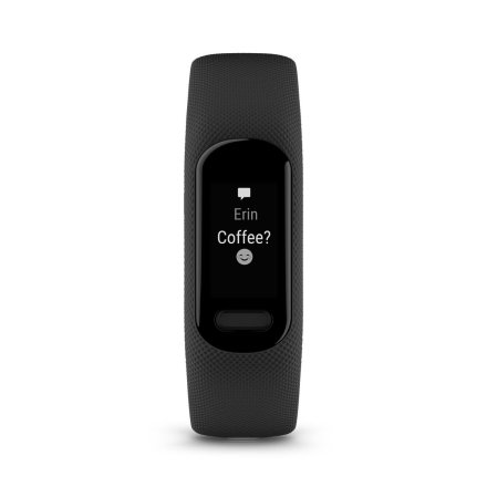 Czarna duża opaska GARMIN Vivosmart 5 010-02645-14