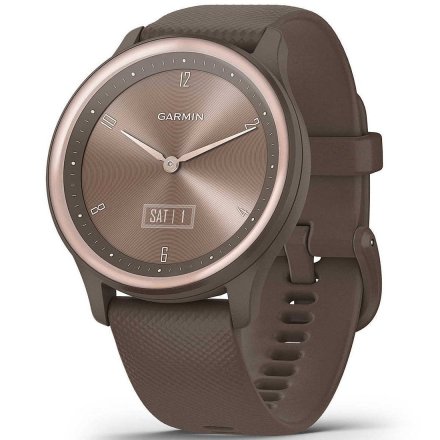 Brązowy zegarek sportowy GARMIN Vivomove Sport 010-02566-02