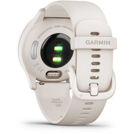 Damski jasnobeżowy zegarek sportowy GARMIN Vivomove Sport 010-02566-01