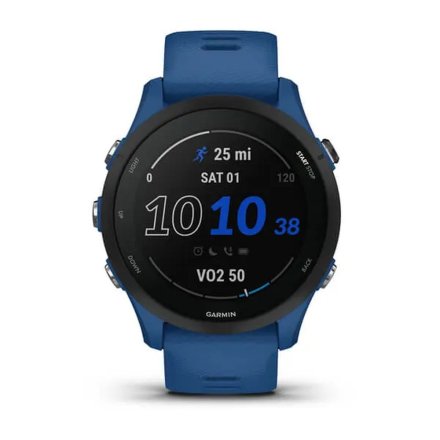 Niebieski zegarek do biegania GARMIN Forerunner 255 010-02641-11