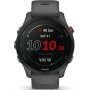 Popielaty zegarek do biegania GARMIN Forerunner 255 010-02641-10