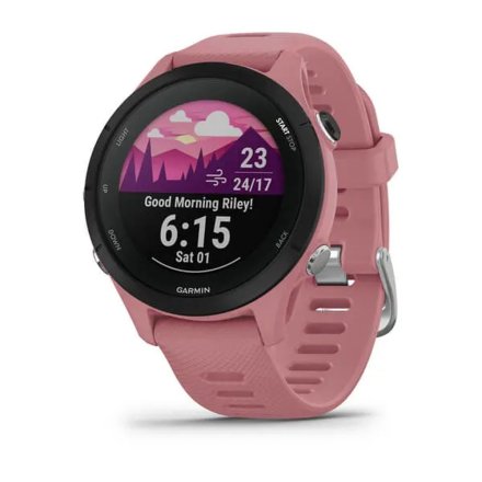Różowy zegarek do biegania GARMIN Forerunner 255 S 010-02641-13
