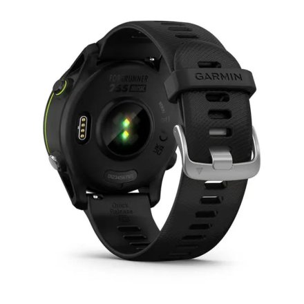 Czarny zegarek do biegania GARMIN Forerunner 255 Music 010-02641-30