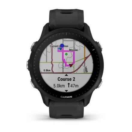 Czarny zegarek do biegania Garmin Forerunner 955 010-02638-30