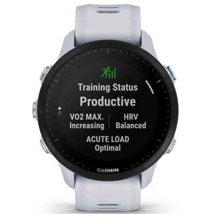 Biały zegarek do biegania Garmin Forerunner 955 010-02638-31