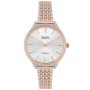 Srebrny damski zegarek z różowozłotymi dodatkami PACIFIC X6196-09