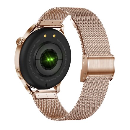 Smartwatch Garett Lady Elegance złoty stalowy + pasek 5904238483763