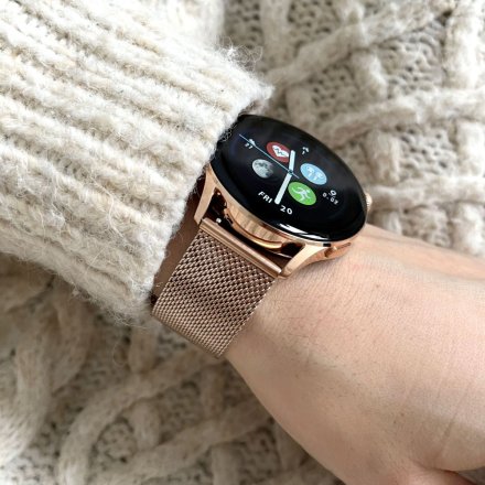 Smartwatch Garett Lady Elegance złoty stalowy + pasek 5904238483763