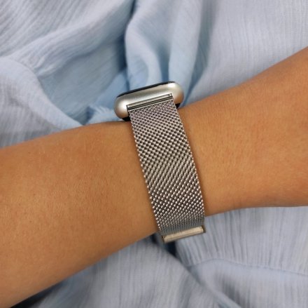 Smartwatch Garett Wave srebrny stalowy + pasek 5904238483701