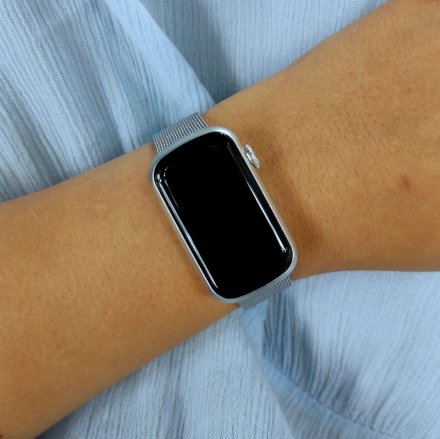 Smartwatch Garett Wave srebrny stalowy + pasek 5904238483701