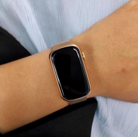 Smartwatch Garett Wave złoty stalowy + pasek 5904238483695