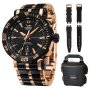 Zegarek Vostok Europe Energia z bransoletką NH35A-575E282B czarno-złoty