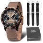 Zegarek damski Vostok Europe Undine z bransoletką złoty VK64-515E627BRG