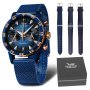 Zegarek damski Vostok Europe Undine z bransoletką niebieski VK64-515E628B