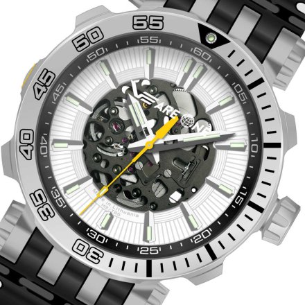 Zegarek Vostok Europe VEareONE 2022 Energia NH72-575H705 Zestaw biały z czarnym i białym paskiem