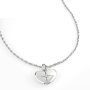 Biżuteria Guess srebrny damski naszyjnik z sercem JUBN01433JW-RH