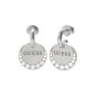 Srebrne kolczyki Guess wiszące z kryształkami GUESS MOON PHASES JUBE01193JW