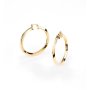 Złote kolczyki Guess koła 4 cm GUESS HOOPS DON'T LIE JUBE01484JW