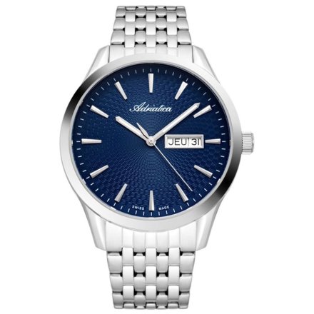 Zegarek Męski Adriatica na bransolecie A8327.5115Q Swiss Made