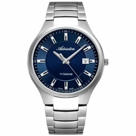 Zegarek Męski Adriatica na bransolecie A8329.4115Q Swiss Made