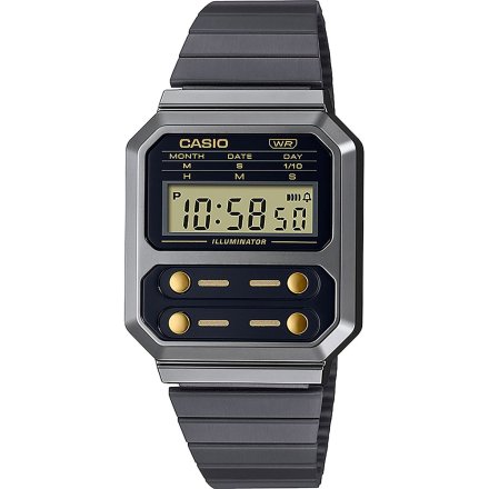 Zegarek Casio A100WEGG-1A2EF Casio Vintage w stylu Retro A100WEGG 1A2E