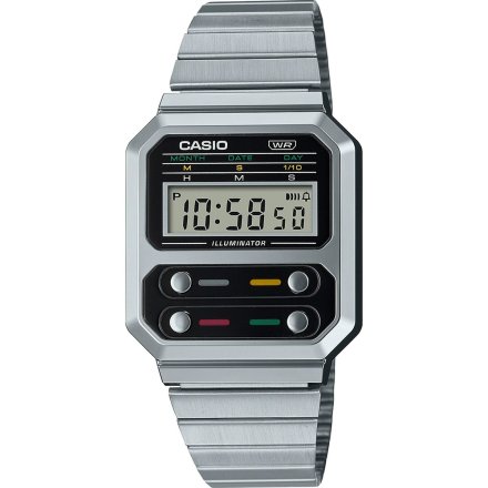 Zegarek Casio A100WE-1AEF Casio Vintage w stylu Retro A100WE-1AEF