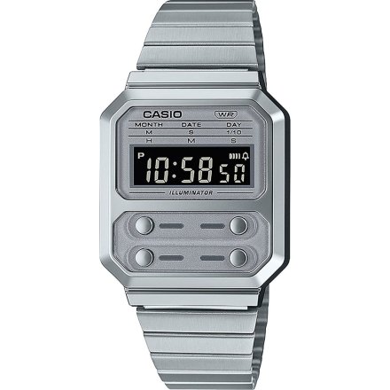 Zegarek Casio A100WE-7BEF Casio Vintage w stylu Retro A100WE-7BEF