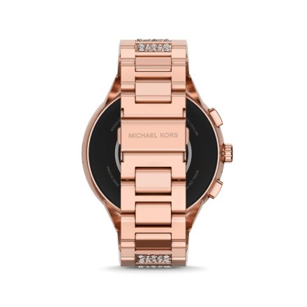 Różowozłoty smartwatch Michael Kors z kryształkami 6 GEN MKT5147 Camille